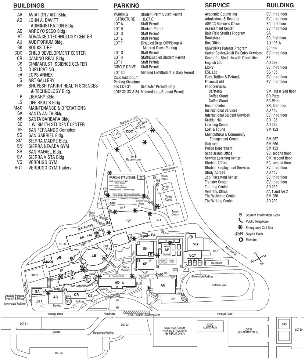 Emergency Call Box Map 2018