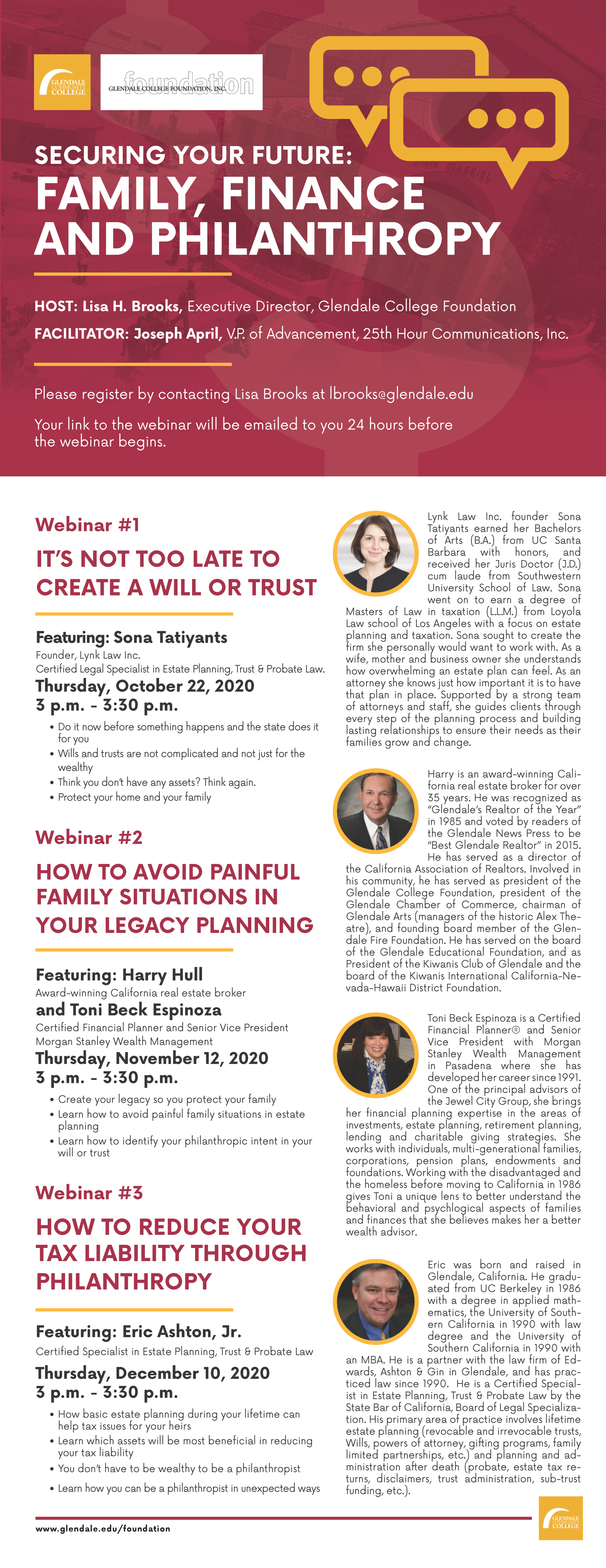 Glendale Finanical Flyer