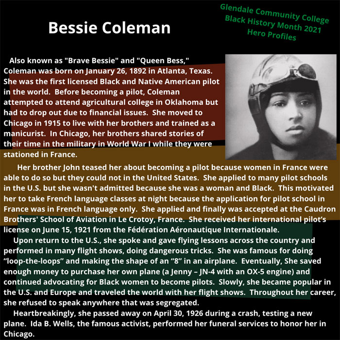 Bessie "Queen Bess" Coleman