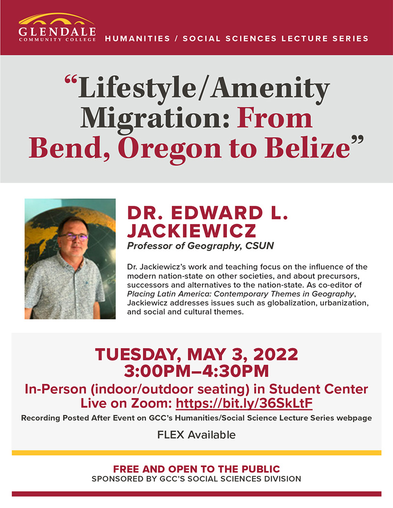 “Lifestyle/Amenity Migration: From Bend, Oregon to Belize”