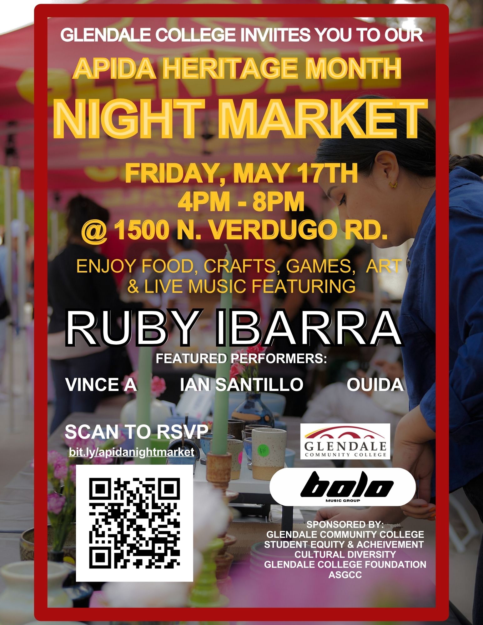 Glendale College Night Market 2024