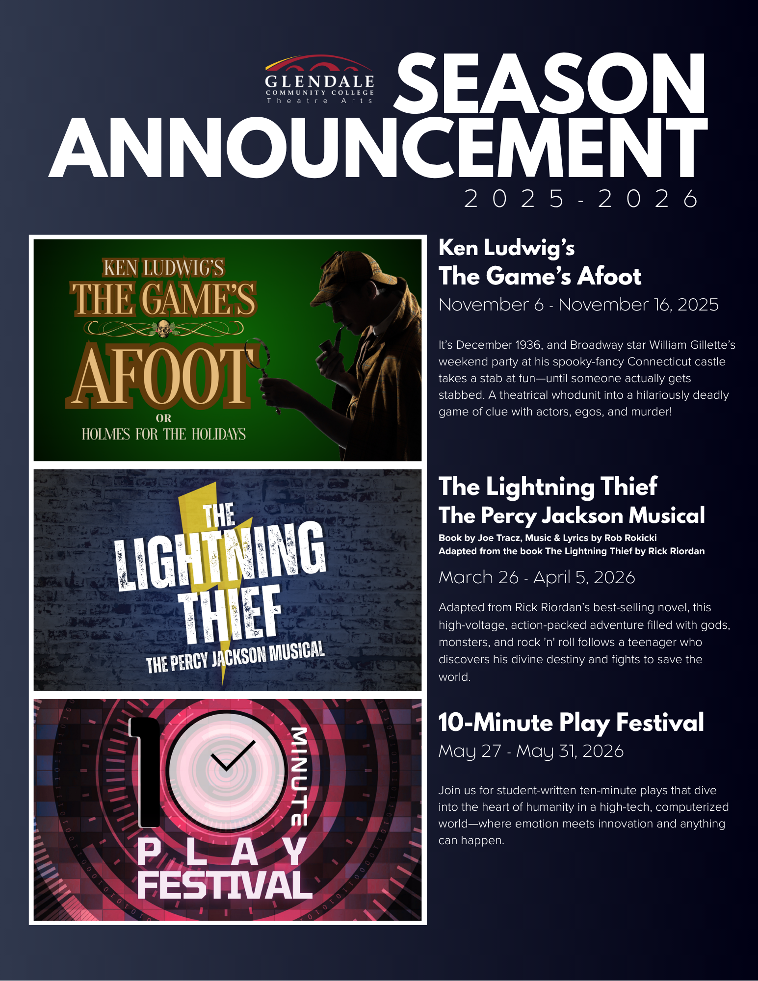 Season Announcement 2025-2026