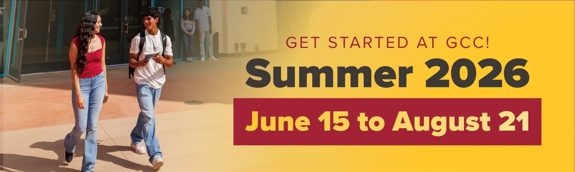 Get started at GCC Summer 2026